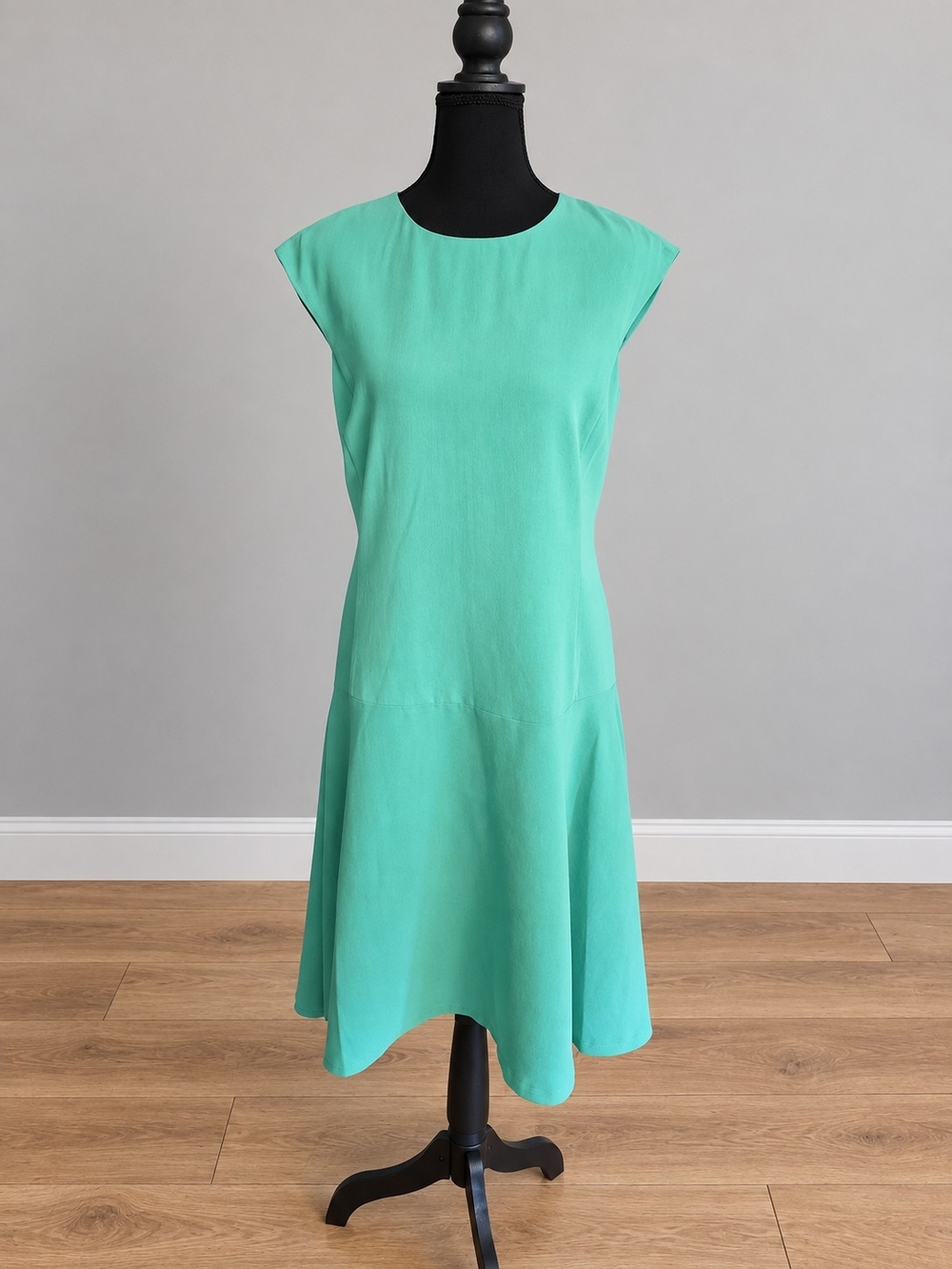 Lauren Ralph Lauren Mint Green Cap Sleeve Fit & Flare Dress